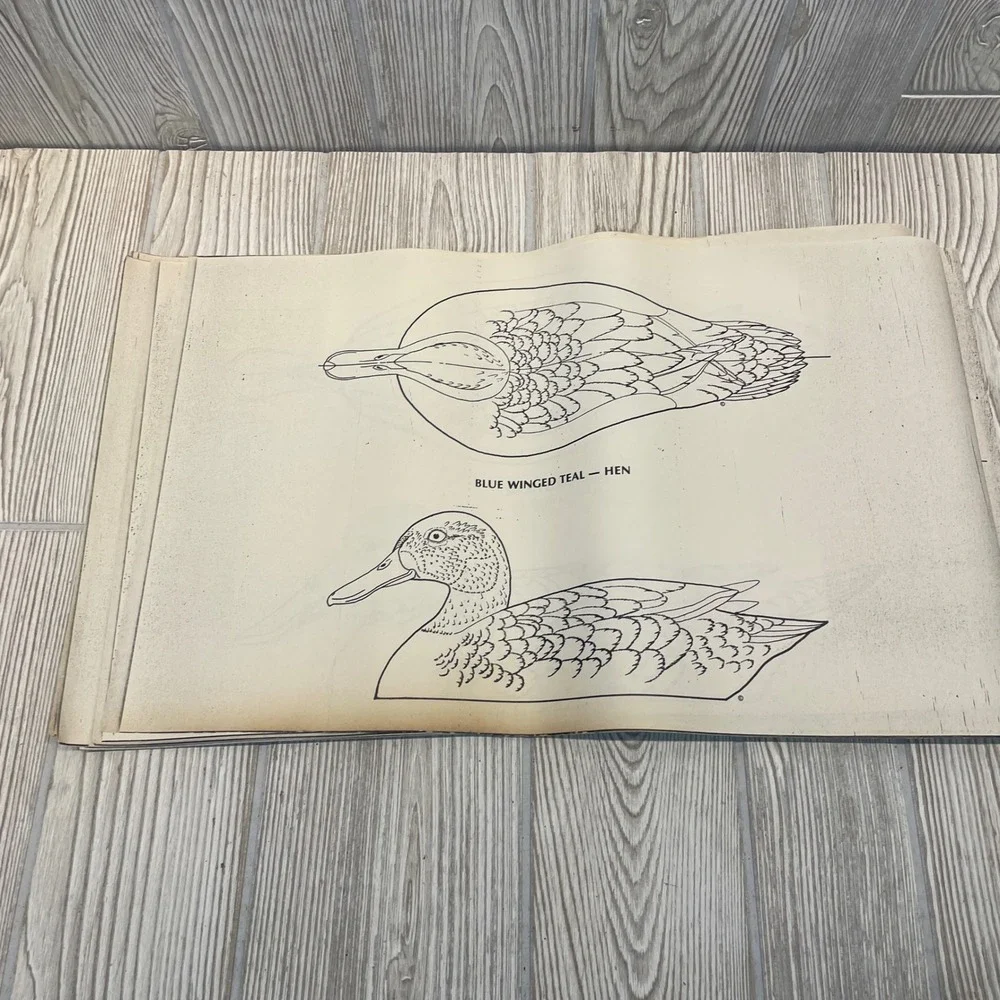 Belleville Area Holzschnitzers Duck Decoy Carving Patterns Lot of 22 Waterfowl